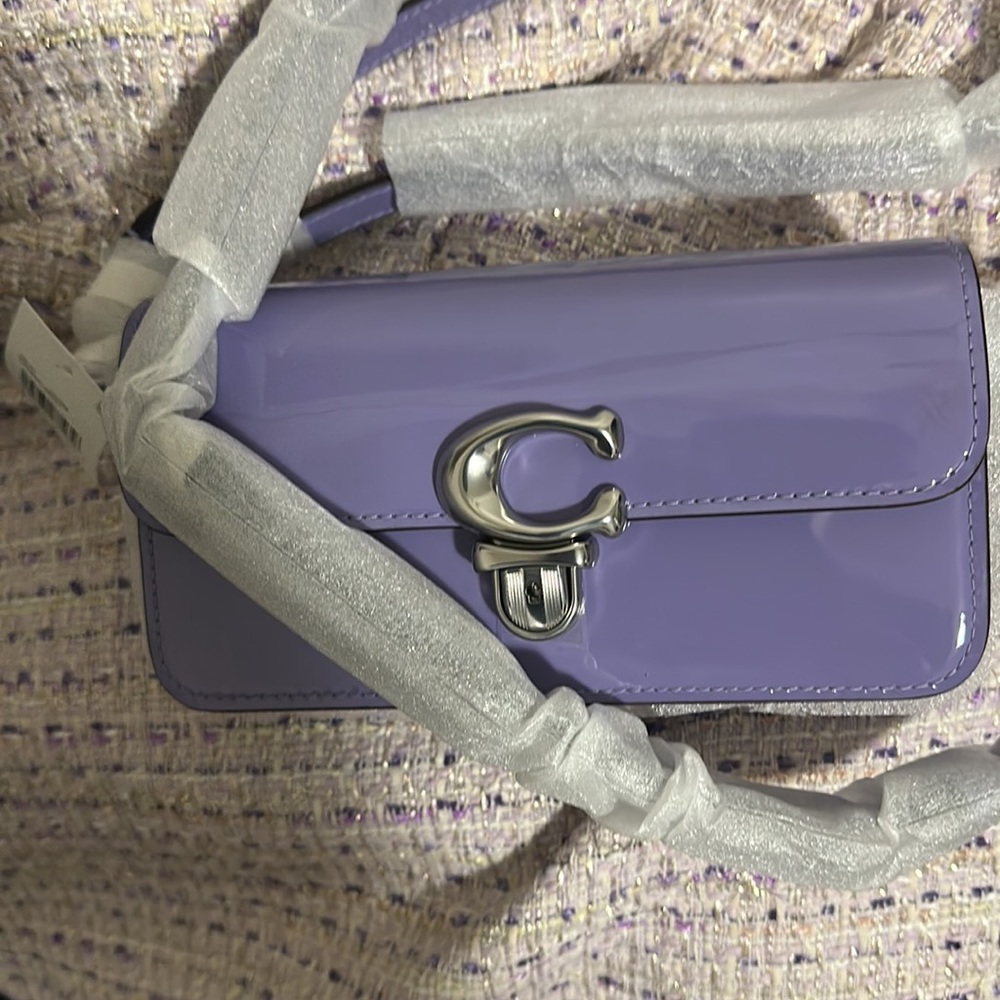 Coach studio purse in violet